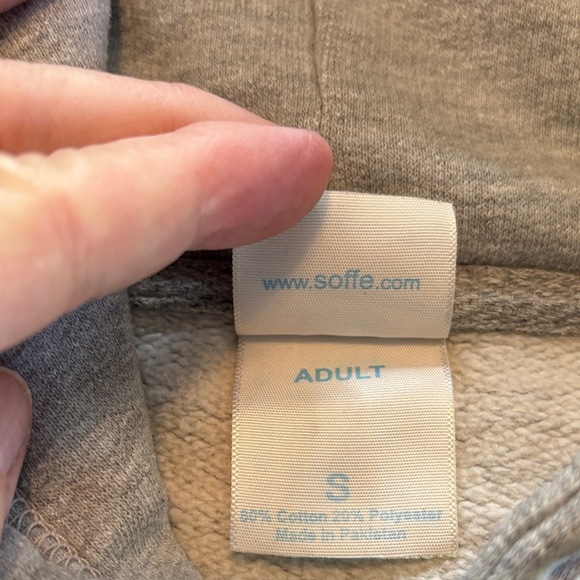 Soffe Gray University of Virginia Hoodie Sweat Shirt Size Small - Picture 2 of 9